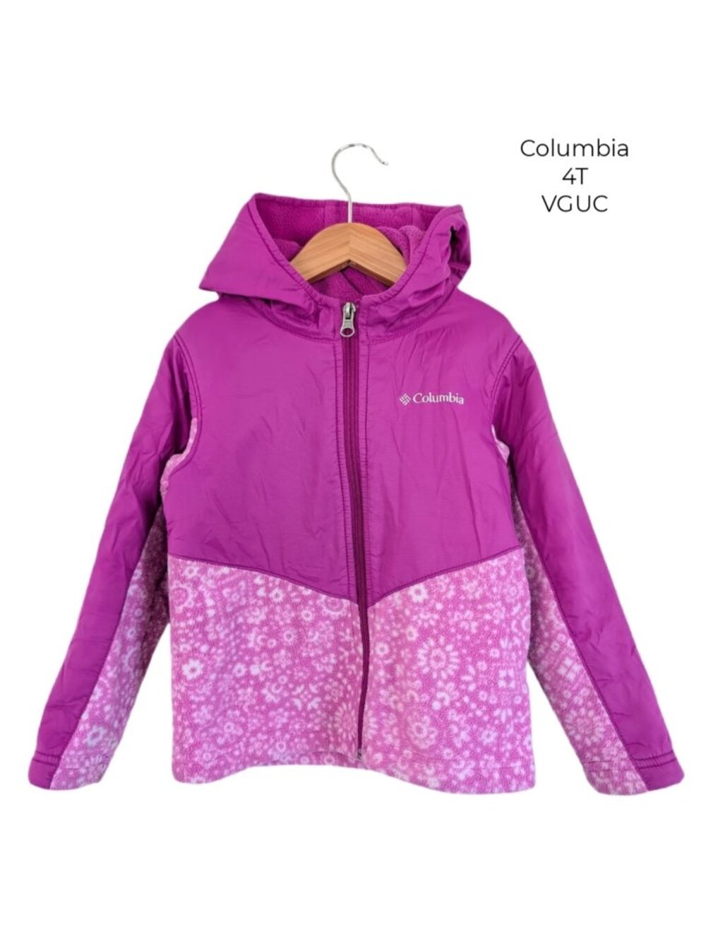 Columbia Pink Jacket 4T Girls Clothing
